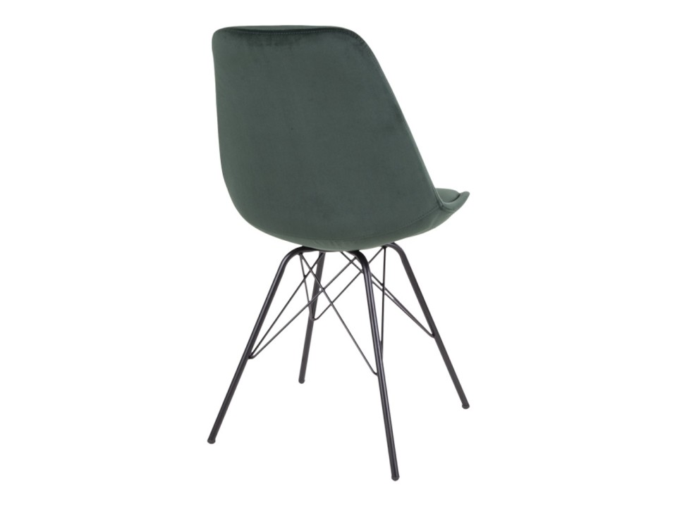 Krzesło Oslo Velvet zielone ciemne - Intesi