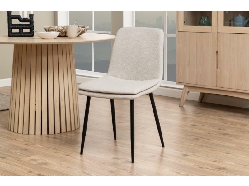 Krzesło Becca beżowe tkanina Basel 24 - ACTONA