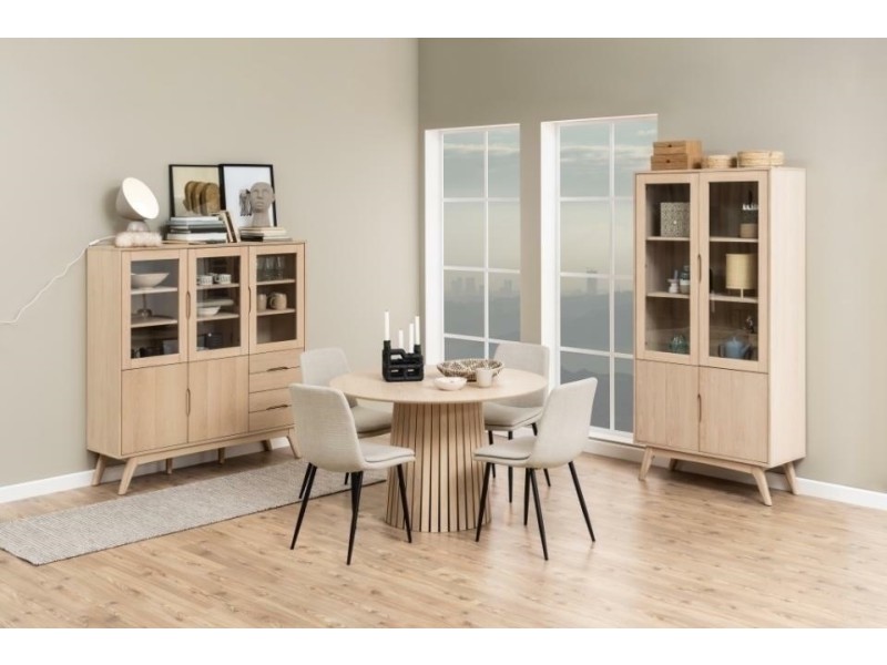 Krzesło Becca beżowe tkanina Basel 24 - ACTONA