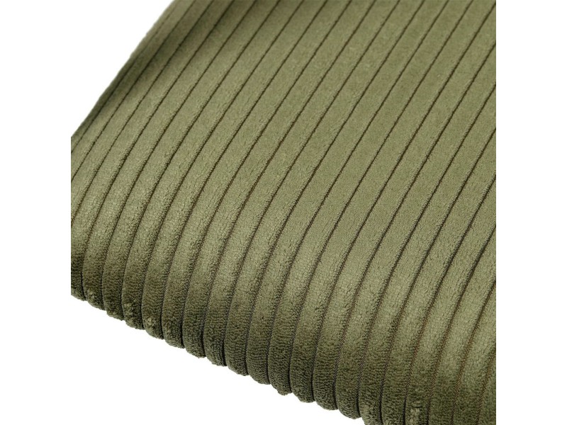 Krzesło Scott oliwkowa zieleń/czarne sztruks - Intesi