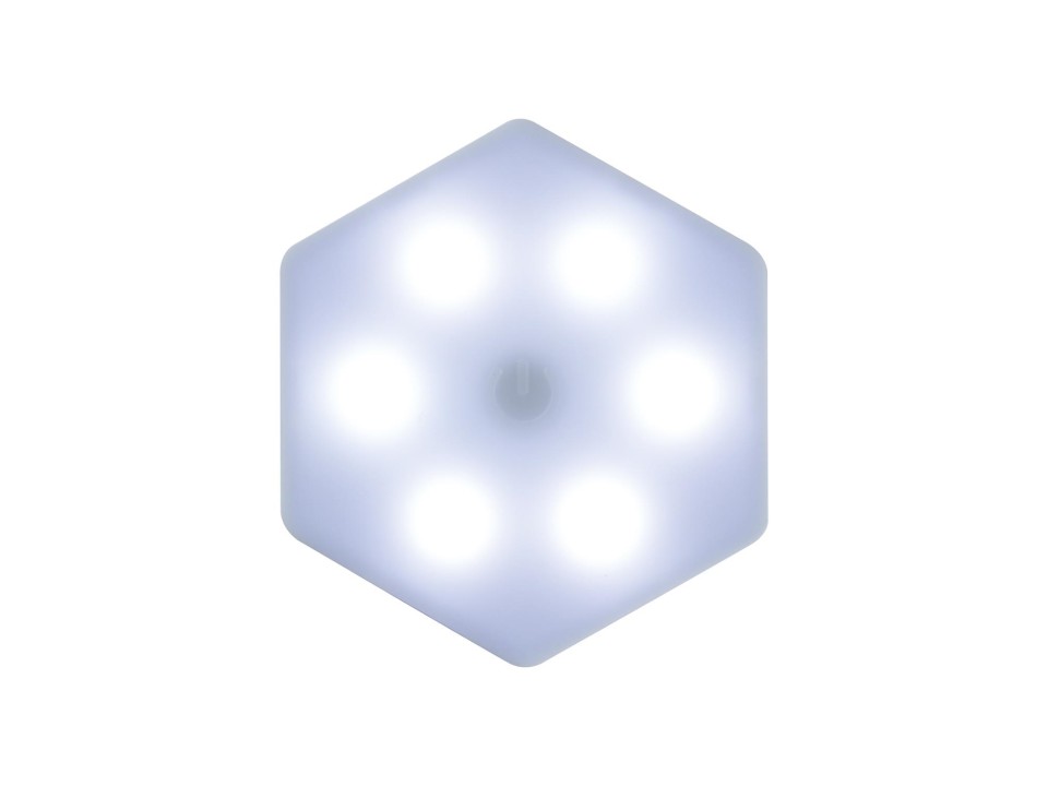 Zestaw 6 lampek ściennych Hexagonal 8,5x7,5cm - Intesi