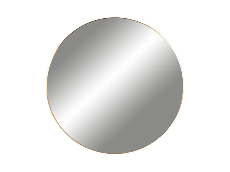 Lustro Jersey okrągłe złote 80cm - Intesi