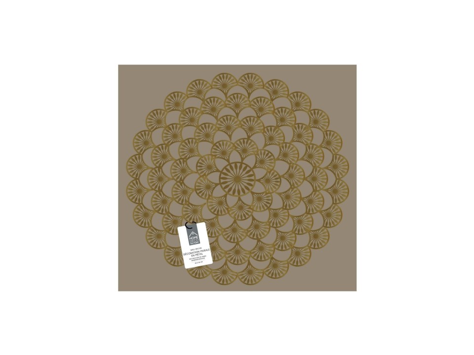 Dekoracja ścienna Mandala 70cm złota - Intesi
