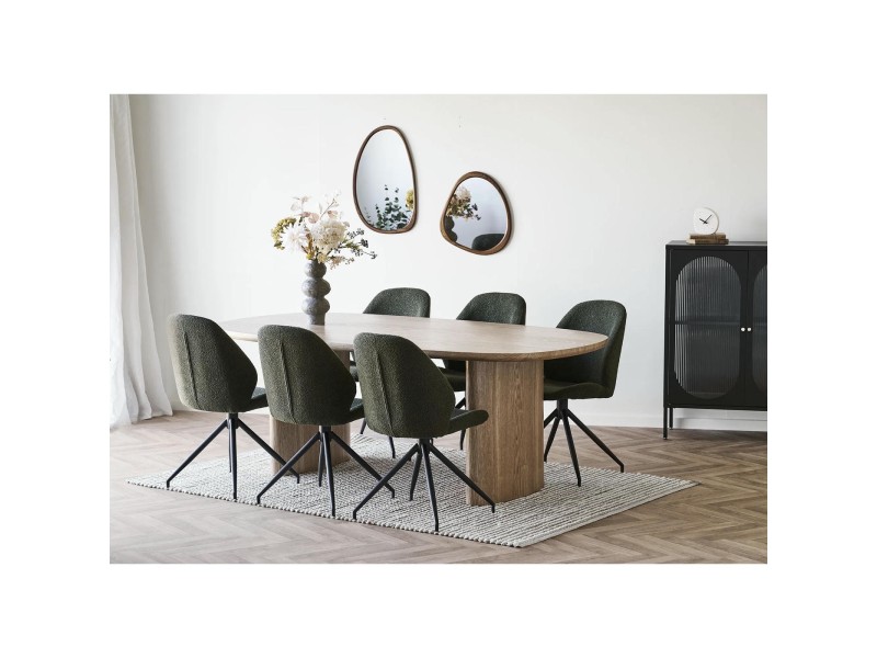 Lustro Luxon brązowe - House Nordic ApS