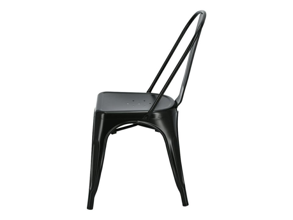 Krzesło Paris czarne inspirowane Tolix - d2design