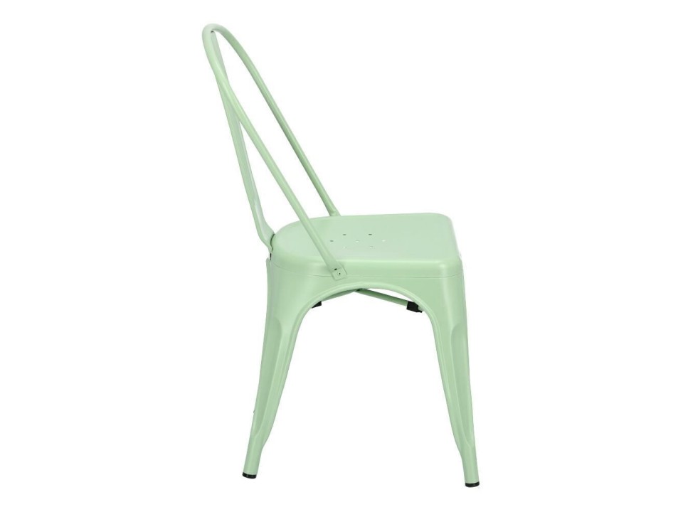 Krzesło Paris zielone inspirowane Tolix - d2design