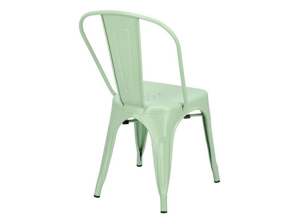 Krzesło Paris zielone inspirowane Tolix - d2design