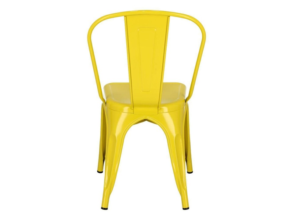 Krzesło Paris żółte inspirowane Tolix - d2design