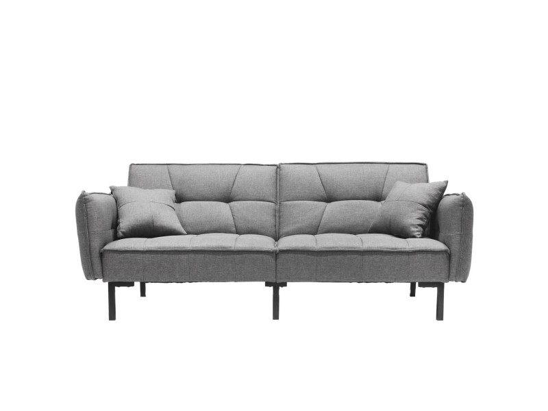 Sofa rozkładana Lurif szara - Intesi