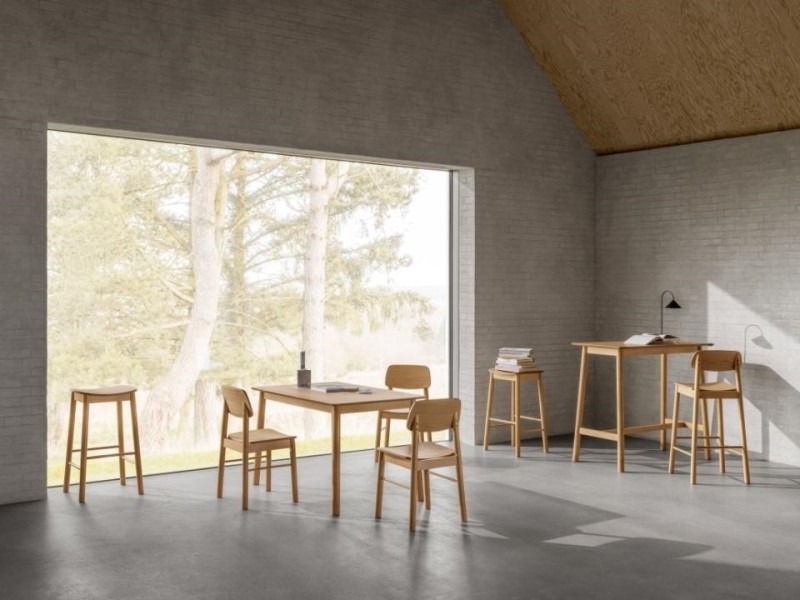 Stół Barlow 120x80cm dąb naturalny - ACTONA