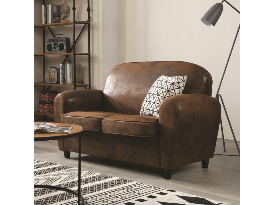 Sofa Klubowa Vintage brown - Intesi