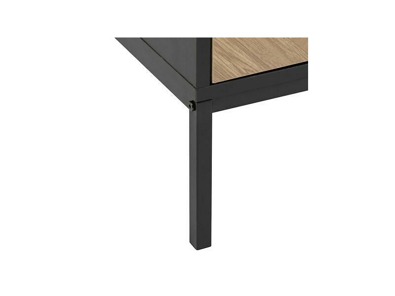 Szafka nocna Chevron z efektem naturalnego drewna - 5five simply smart