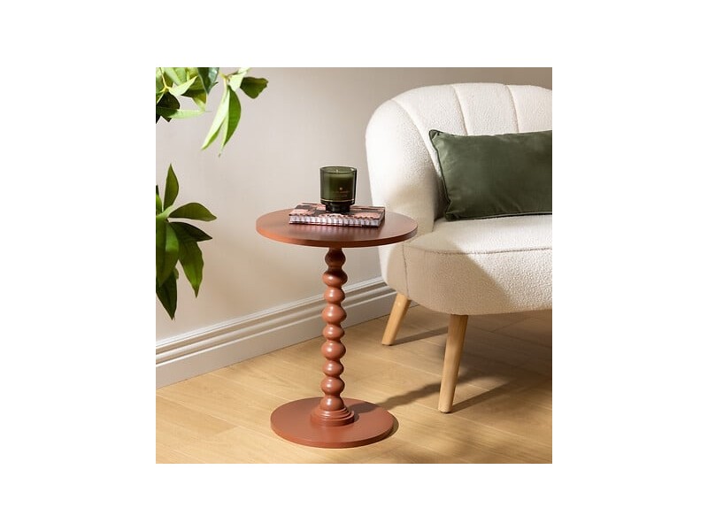 Stolik Alix terrakotta 38cm - Nordivo