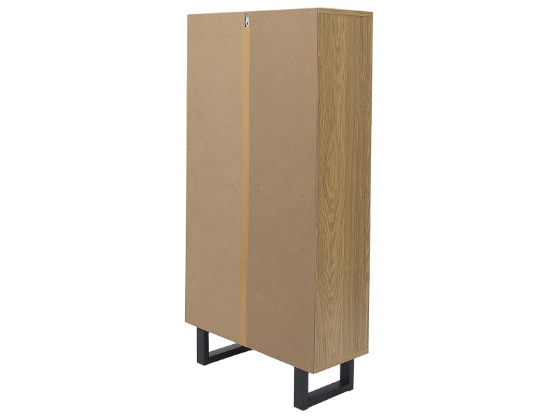 Szafka na buty Calypso dąb/czarna - Intesi