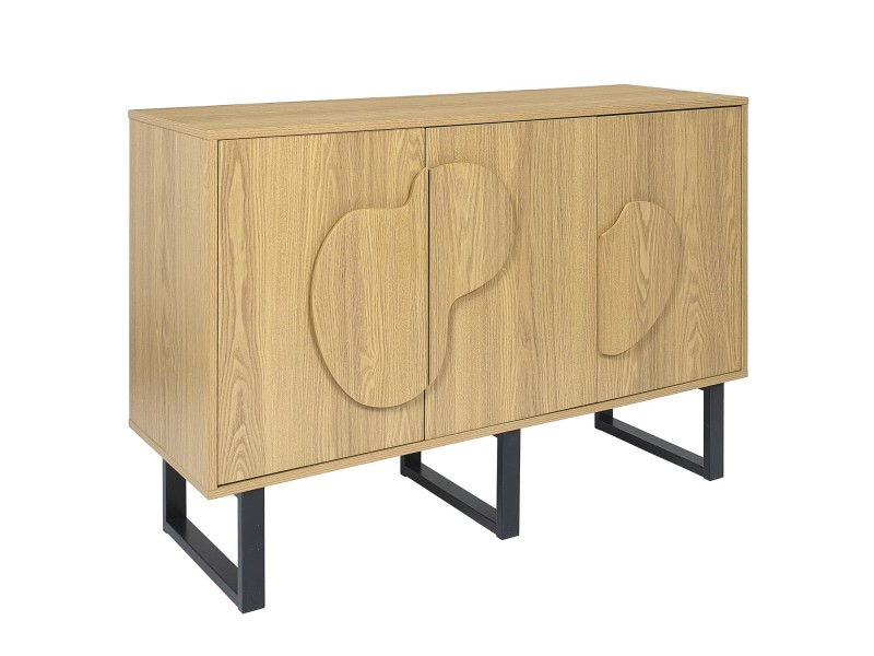 Komoda/ bufet Calypso dąb/czarna - Intesi