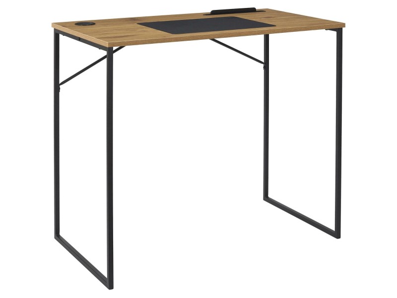 Biurko Link naturalne/czarne - Intesi