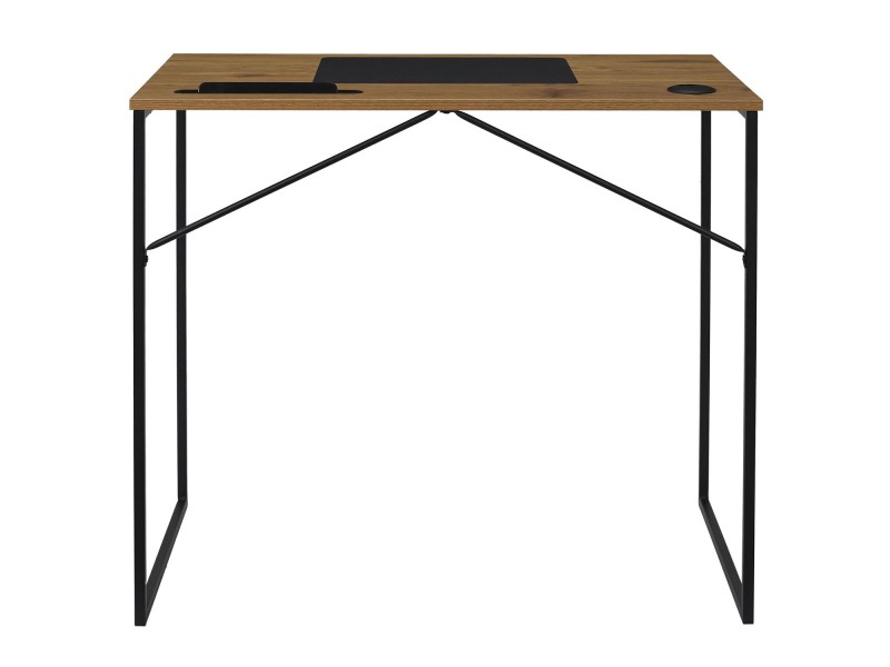 Biurko Link naturalne/czarne - Intesi