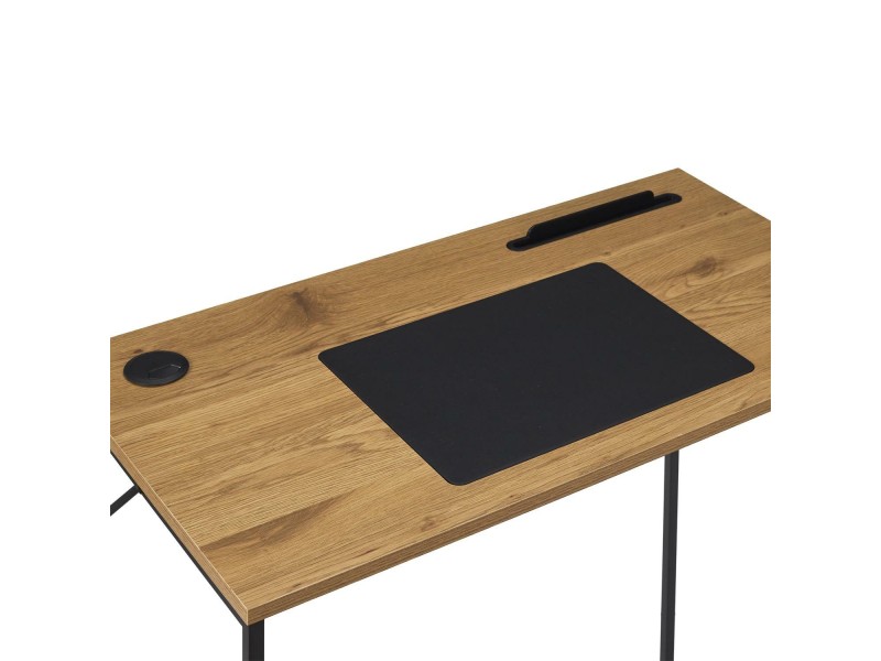 Biurko Link naturalne/czarne - Intesi