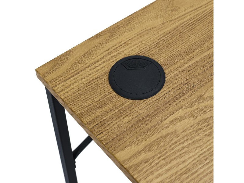 Biurko Link naturalne/czarne - Intesi