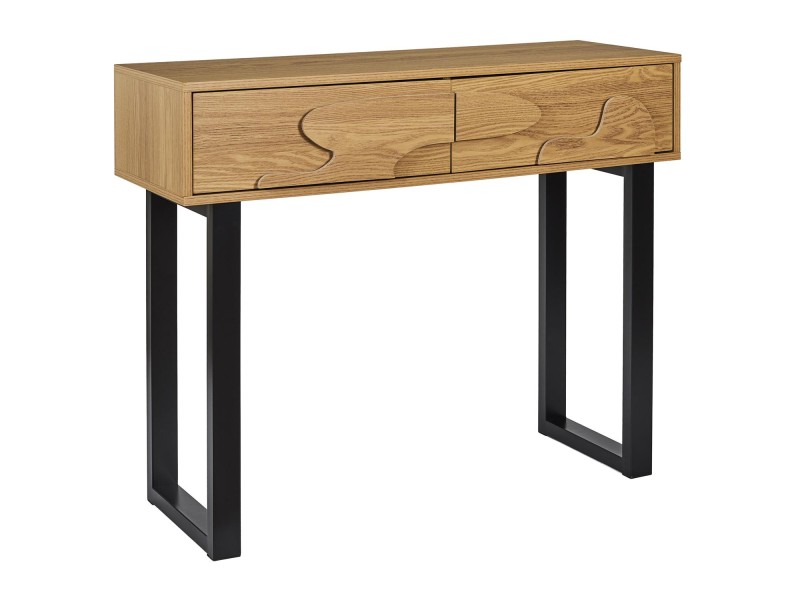 Konsola Calypso dąb/ czarna - Intesi