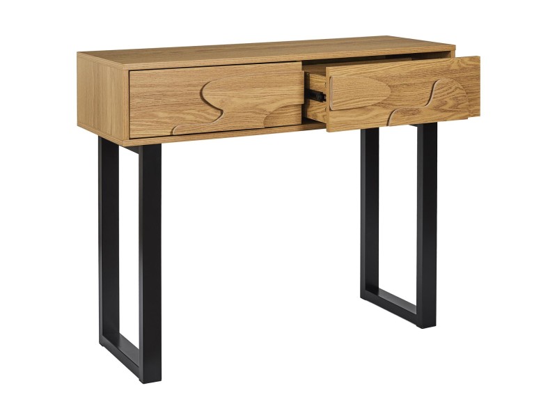 Konsola Calypso dąb/ czarna - Intesi
