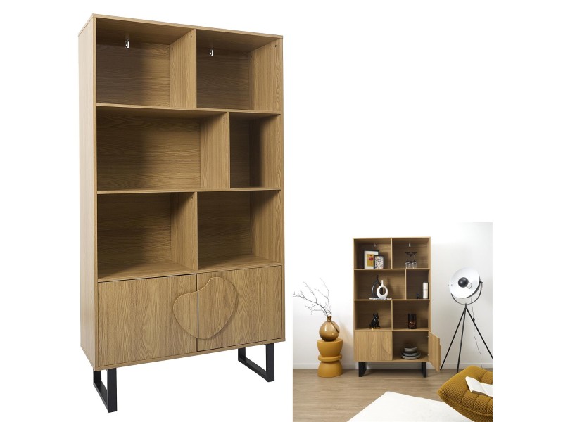 Regał na książki Calypso - Intesi