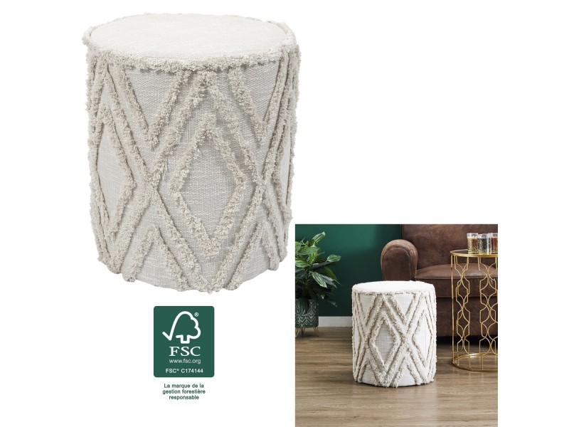 Pufa Mirage beżowa - Intesi