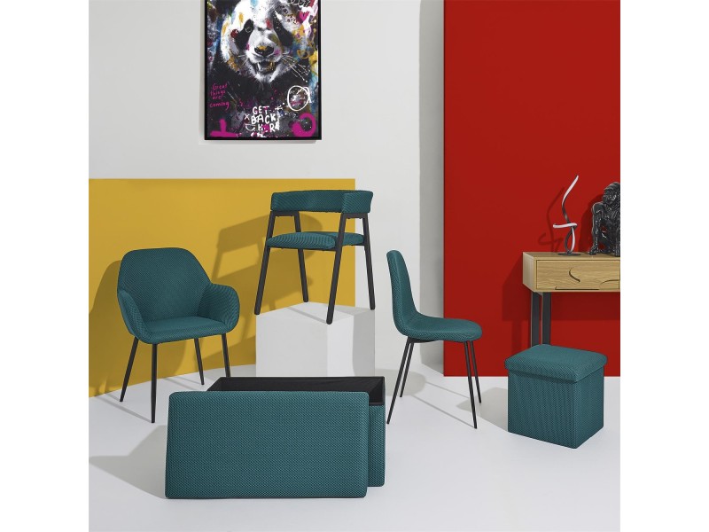 Pufa Velse Atom turkusowa - Intesi