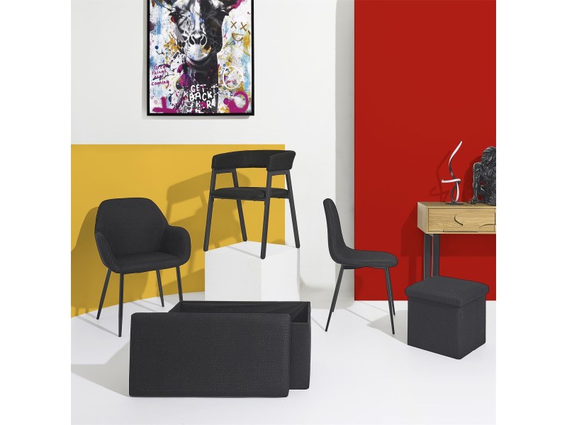 Pufa Velse Atom czarna - Intesi