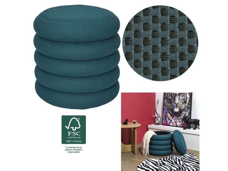 Pufa Atom turkusowa - Intesi