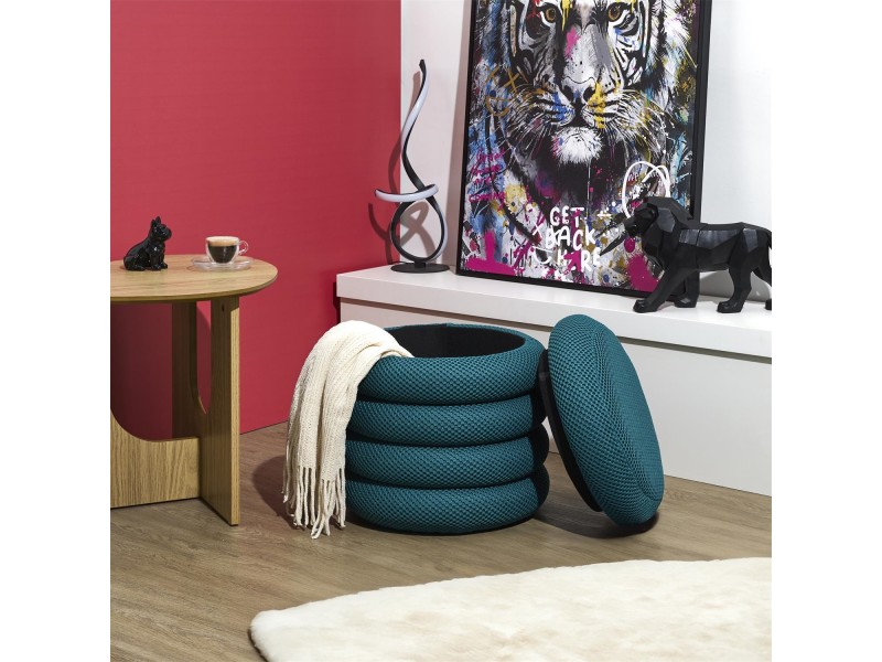 Pufa Atom turkusowa - Intesi