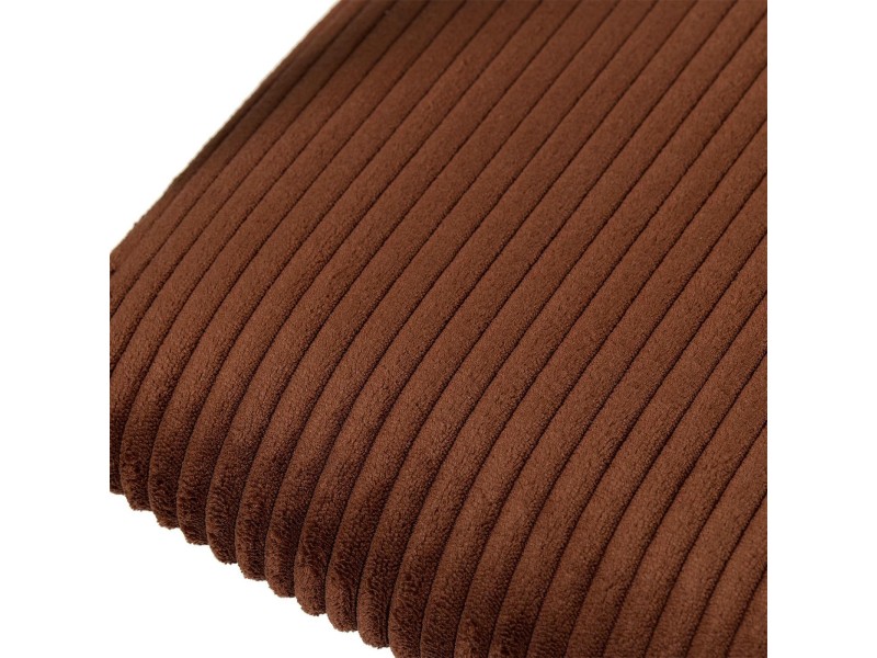 Krzesło Scott teracotta/czarne sztruks - Intesi