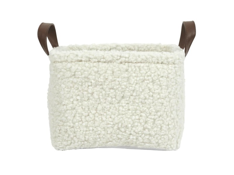 Zestaw 3 koszy Boucle kremowe - Intesi