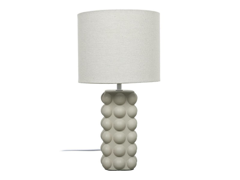 Lampka stołowa Ramil ceramiczna beżowa - Intesi