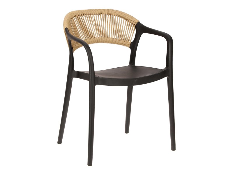 Krzesło Osma czarne - Intesi