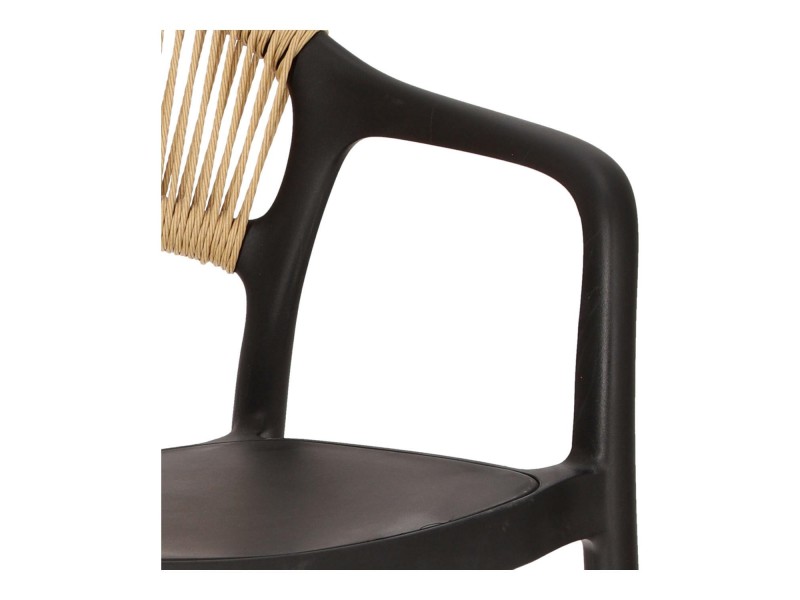 Krzesło Osma czarne - Intesi