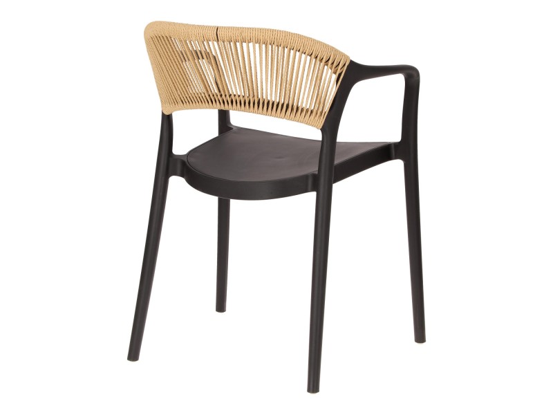 Krzesło Osma czarne - Intesi