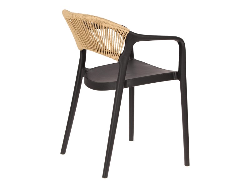 Krzesło Osma czarne - Intesi