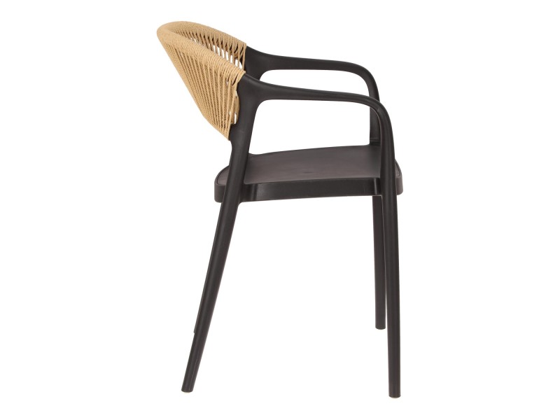 Krzesło Osma czarne - Intesi