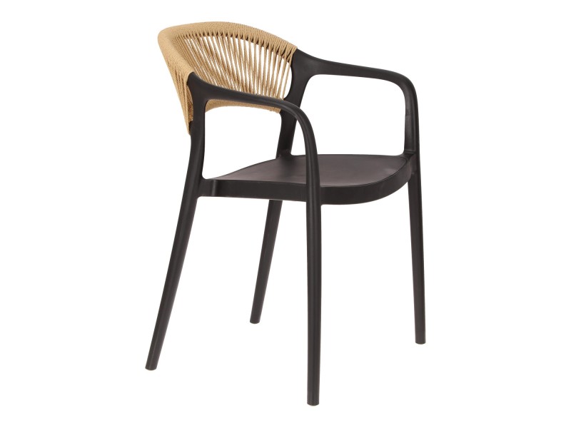 Krzesło Osma czarne - Intesi