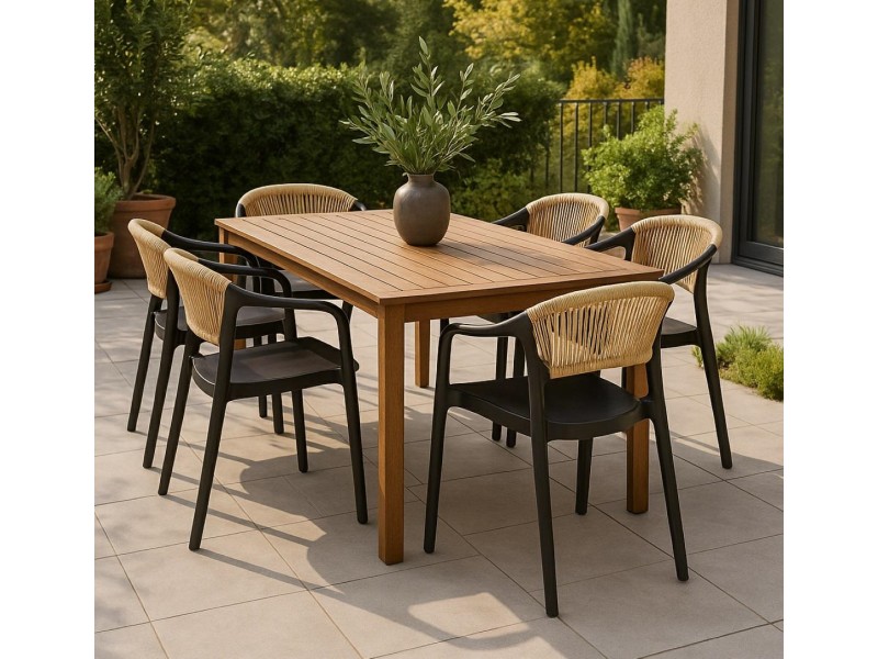 Krzesło Osma czarne - Intesi