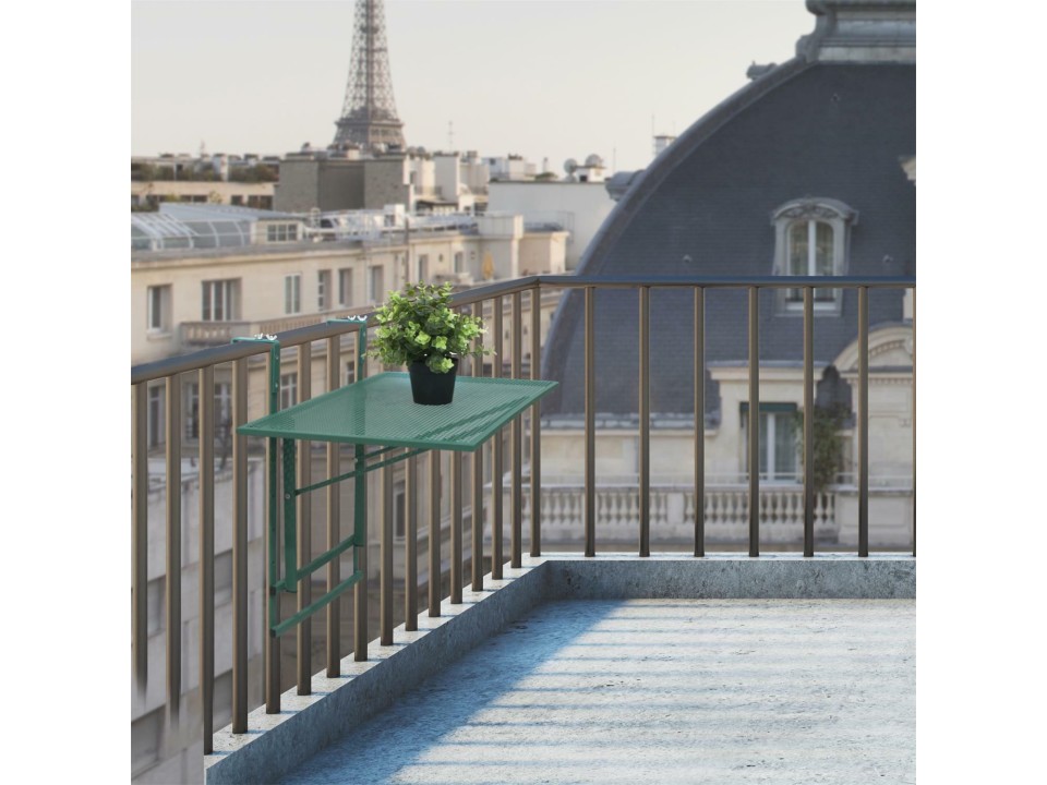 Stolik balkonowy Aile zielony - Intesi