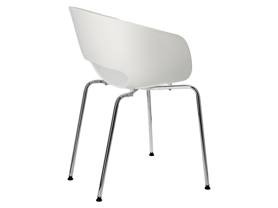 Krzesło Shell białe - Intesi