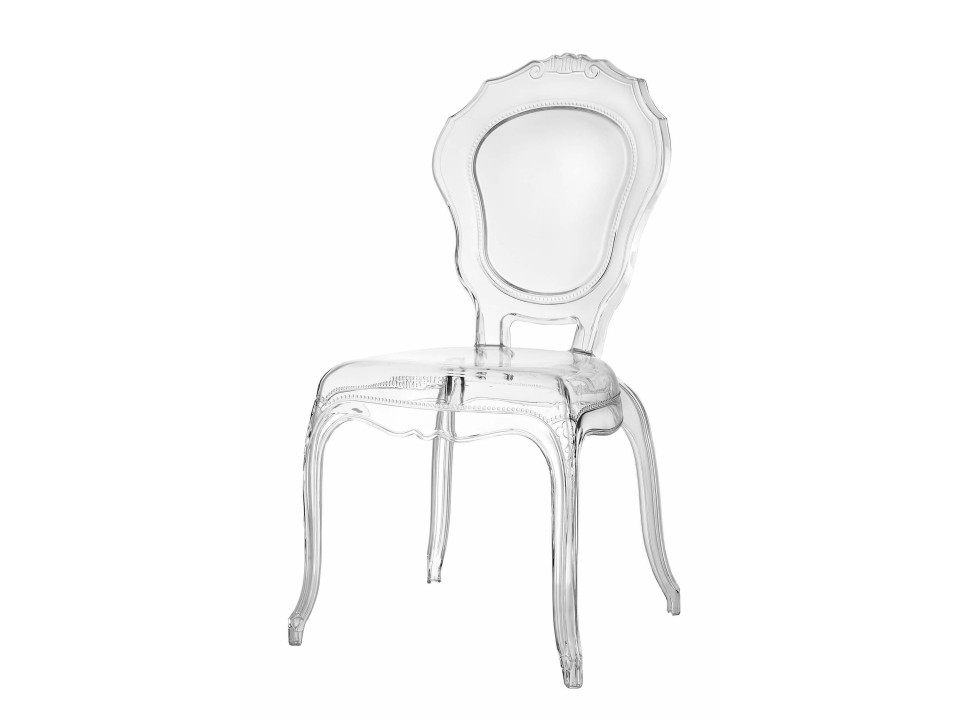 Krzesło transparentne Queen - Intesi
