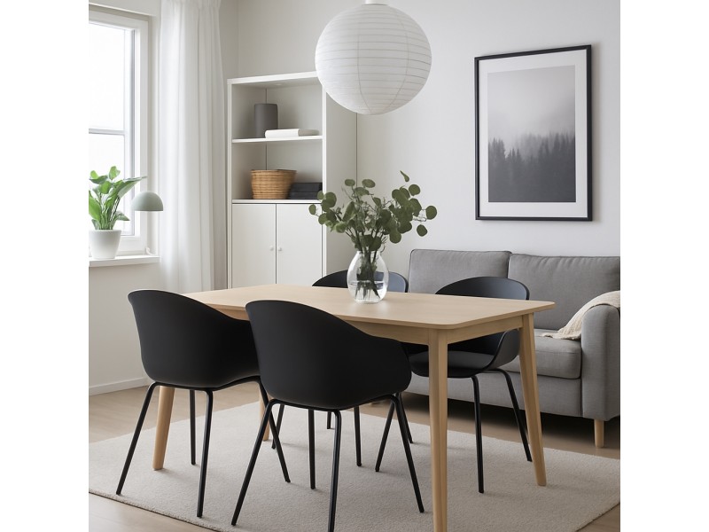 Krzesło Topley Arm czarne - Intesi