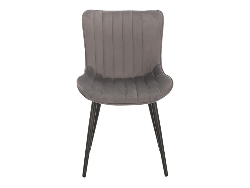 Krzesło Roxino VIC szare pasy pionowe - Intesi