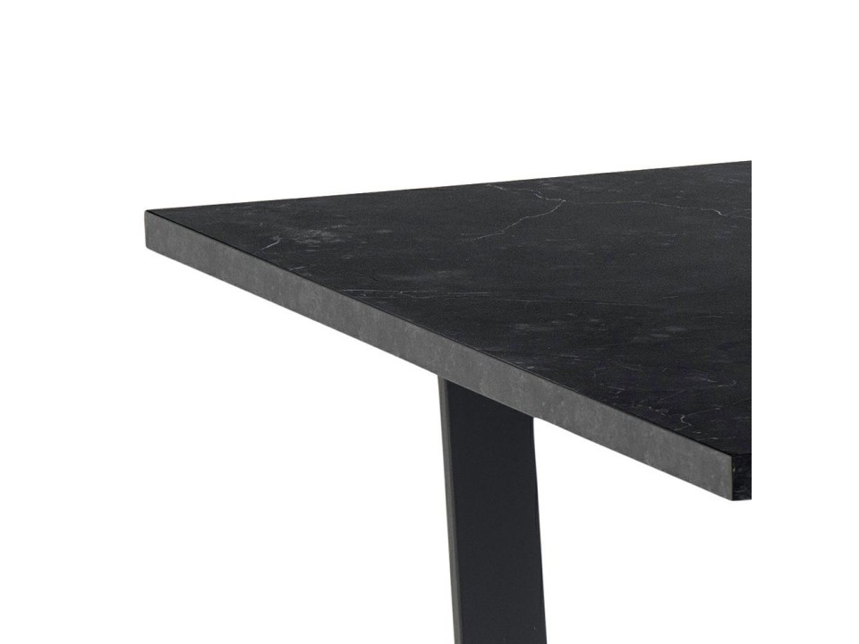Stół Amble 160x90cm czarny marmurowy - ACTONA