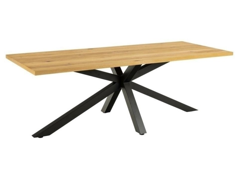 Stół Heaven 220x90cm naturalny/czarny - ACTONA