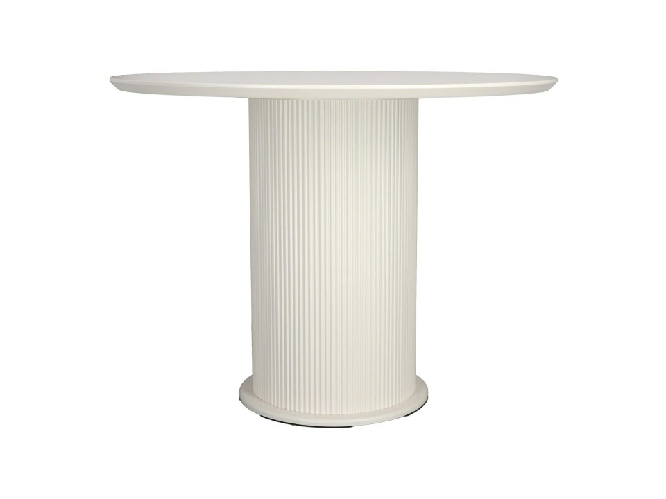 Stół Elia 100cm okrągły biały - Intesi