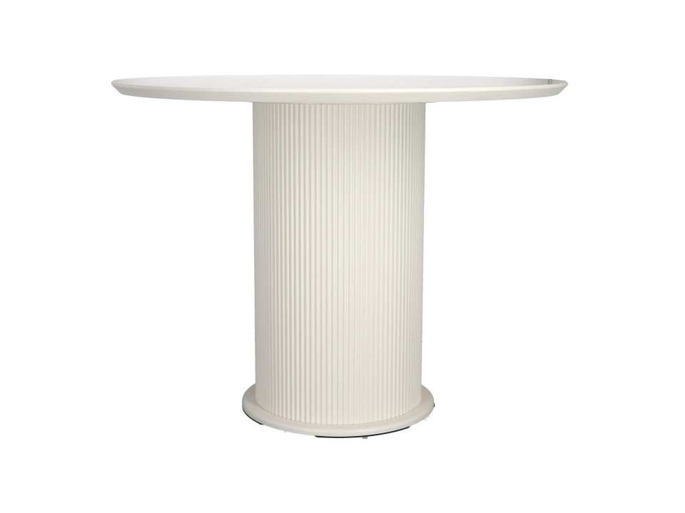 Stół Elia 100cm okrągły biały - Intesi